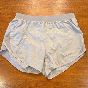 Under Armour Women's Light Gray Athletic Shorts